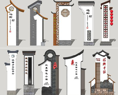 安仁美丽乡村标识标牌有哪些分类？