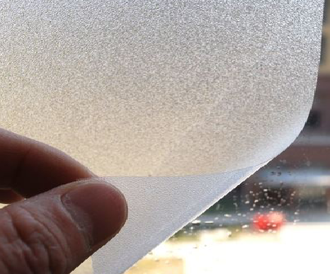 安仁玻璃门外面粘广告用什么材料好？